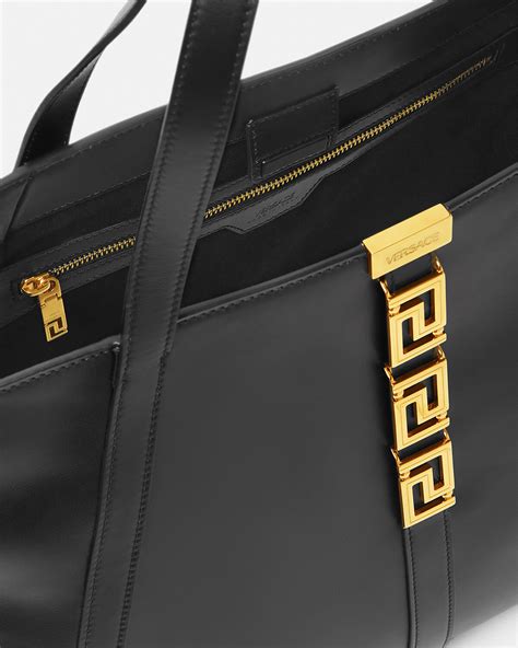 versace greca ribbon tote bag|Versace greca goddess.